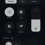 Dreo Pedestal Fan with Remote. PolyFan 513S. 43'' Quiet Standing Fan for Home Bedroom. 120°+105° Smart Oscillating Floor Fans with Wi-Fi/Voice Control. Works with Alexa/Google. 6 Modes. 8 Speeds.Grey photo review