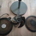 Dreo Pedestal Fan with Remote. PolyFan 513S. 43'' Quiet Standing Fan for Home Bedroom. 120°+105° Smart Oscillating Floor Fans with Wi-Fi/Voice Control. Works with Alexa/Google. 6 Modes. 8 Speeds.Grey photo review