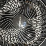 Amazon Basics Air Circulator Fan. Desk Fan for Bedroom. Home and Office. With 90-Degree Tilt Head. 3 Speed Settings. Lightweight (3 LBS). 35 Watts. Black. 11.1W x 6.3D x 10.9H photo review