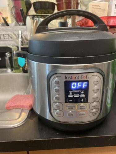Instant Pot Duo 7-in-1 Mini Electric Pressure Cooker. Slow Rice Cooker. Steamer. Sauté. Yogurt Maker. Warmer & Sterilizer. Includes Free App with over 1900 Recipes. Stainless Steel. 3 Quart photo review