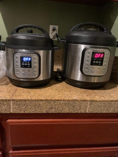 Instant Pot Duo 7-in-1 Mini Electric Pressure Cooker. Slow Rice Cooker. Steamer. Sauté. Yogurt Maker. Warmer & Sterilizer. Includes Free App with over 1900 Recipes. Stainless Steel. 3 Quart photo review
