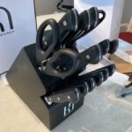 Knife Set. 15 Pcs Kitchen Knife Block Set. Enduring Razor-Sharp Japanese High Carbon Stainless Steel Chef Knife Set with Block and Sharpener. Premium Knives Set for Kitchen. Black Acacia photo review