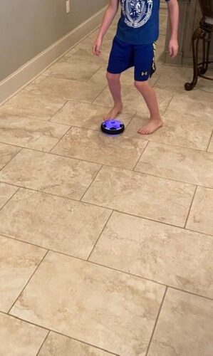 Toyk Boy Toys - LED Hover Soccer Ball - Air Power Training Ball Playing Football Indoor Outdoor Game - Birthday Gifts for Kids. Age 3 4 5 6 7 8-12 Year Old Boys - Soccer photo review