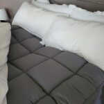 BDEUS Dual Layer 5 Inch Memory Foam Mattress Topper Queen Size. 2 Inch Gel Memory Foam Plus 3 Inch 1450 GSM Down Alternative Quilted Pillow Top Mattress Pad Cover.Dark Gray photo review