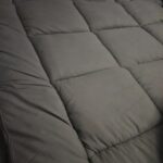 BDEUS Dual Layer 5 Inch Memory Foam Mattress Topper Queen Size. 2 Inch Gel Memory Foam Plus 3 Inch 1450 GSM Down Alternative Quilted Pillow Top Mattress Pad Cover.Dark Gray photo review