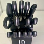 Knife Set. 15 Pcs Kitchen Knife Block Set. Enduring Razor-Sharp Japanese High Carbon Stainless Steel Chef Knife Set with Block and Sharpener. Premium Knives Set for Kitchen. Black Acacia photo review