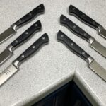 Knife Set. 15 Pcs Kitchen Knife Block Set. Enduring Razor-Sharp Japanese High Carbon Stainless Steel Chef Knife Set with Block and Sharpener. Premium Knives Set for Kitchen. Black Acacia photo review