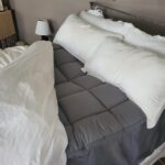 BDEUS Dual Layer 5 Inch Memory Foam Mattress Topper Queen Size. 2 Inch Gel Memory Foam Plus 3 Inch 1450 GSM Down Alternative Quilted Pillow Top Mattress Pad Cover.Dark Gray photo review