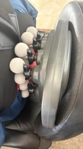 VTT 16-Head Massage Gun Set. Deep Tissue Percussion Massager with 3 Modes & 30 Intensities.Quiet Muscle Massage Gun for Back.Shoulders. Legs. Foot. Body Muscle Pain Relief photo review