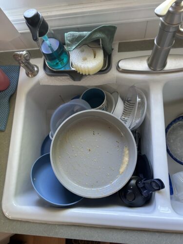 SENSARTE 17 Piece Pots and Pans Set. Nonstick Detachable Handle Cookware Set. Induction Kitchen Cookware Set with Removable Handle. Healthy Non Stick for RV. Dishwasher ＆ Oven Safe. PFOA Free (White) photo review