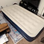 OhGeni Queen Air Mattress with Built in Pump. Inflatable Blow Up Mattress 18 Raised Comfort.Upgraded Surface Portable Mattress. Air Bed for Camping. Home and Guest. Colchone Inflable. 650 lbs Max photo review