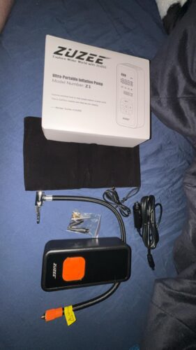 Tire Inflator Portable Air Compressor - 4X Faster Inflation. 150PSI Air Pump for Car Tires with Digital Pressure Gauge/LED Light. 20000mAh Portable Tire Inflator for Car. Moto. Bike. Ball. etc photo review