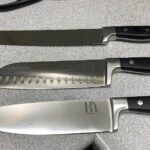 Knife Set. 15 Pcs Kitchen Knife Block Set. Enduring Razor-Sharp Japanese High Carbon Stainless Steel Chef Knife Set with Block and Sharpener. Premium Knives Set for Kitchen. Black Acacia photo review