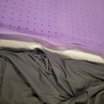 BDEUS Dual Layer 5 Inch Memory Foam Mattress Topper Queen Size. 2 Inch Gel Memory Foam Plus 3 Inch 1450 GSM Down Alternative Quilted Pillow Top Mattress Pad Cover.Dark Gray photo review