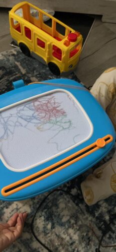 Kikidex Magnetic Drawing Board. Toddler Girl Toys for 1-2 Year Old. Doodle Board Pad Learning and Educational Toys for 1 2 3 Year Old Baby Kids Birthday Gift(Light Blue) photo review