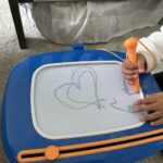 Kikidex Magnetic Drawing Board. Toddler Girl Toys for 1-2 Year Old. Doodle Board Pad Learning and Educational Toys for 1 2 3 Year Old Baby Kids Birthday Gift(Light Blue) photo review