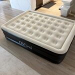 OhGeni Queen Air Mattress with Built in Pump. Inflatable Blow Up Mattress 18 Raised Comfort.Upgraded Surface Portable Mattress. Air Bed for Camping. Home and Guest. Colchone Inflable. 650 lbs Max photo review