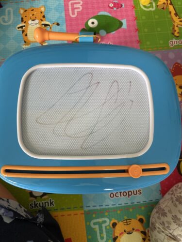 Kikidex Magnetic Drawing Board. Toddler Girl Toys for 1-2 Year Old. Doodle Board Pad Learning and Educational Toys for 1 2 3 Year Old Baby Kids Birthday Gift(Light Blue) photo review