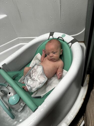 Yookidoo Baby Bath Shower Head - Elephant Bath Toy and Trunk Spout Rinser - for Newborn Babies in Tub Or Sink (Pink) photo review