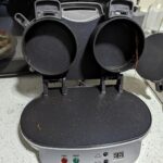 Hamilton Beach Dual Breakfast Sandwich Maker with Timer. Ready in 5 Minutes. Removable Dishwasher Safe PFAS-Free Non-Stick Egg Cooker Ring. Silver (25490MNA) photo review