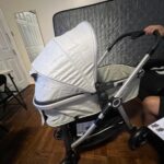 2-in-1 Baby Stroller with Bassinet Mode - Folding Infant Newborn Pram Stroller with Reversible Seat - Toddler Strollers for 0-36 Months Old Babies (Gery) photo review