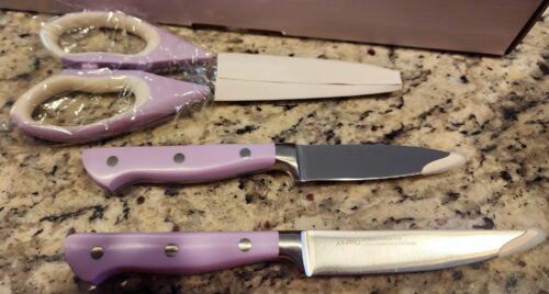 Knife Set. 15 Pcs Kitchen Knife Block Set. Enduring Razor-Sharp Japanese High Carbon Stainless Steel Chef Knife Set with Block and Sharpener. Premium Knives Set for Kitchen. Black Acacia photo review