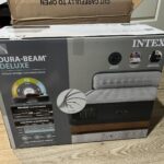Intex 64447ED Dura-Beam Deluxe Ultra Plush Air Mattress with Headboard: Fiber-Tech – Queen Size – Built-in Electric Pump – 18in Bed Height – 600lb Weight Capacity photo review