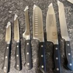 Knife Set. 15 Pcs Kitchen Knife Block Set. Enduring Razor-Sharp Japanese High Carbon Stainless Steel Chef Knife Set with Block and Sharpener. Premium Knives Set for Kitchen. Black Acacia photo review