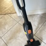 Corded Stick Vacuum Cleaner. 20000pa Powerful Suction Stick Vacuum with 16Ft Cord. 2 in 1 Lightweight Vacuum Cleaner for Hard Floor Pet Hair - Orange photo review