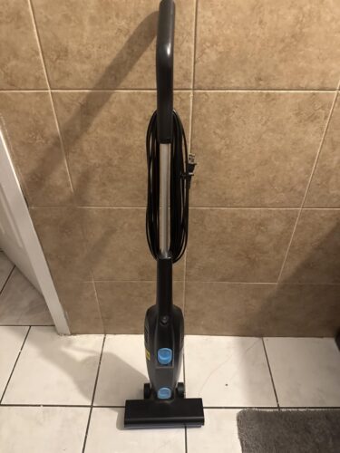 Corded Stick Vacuum Cleaner. 20000pa Powerful Suction Stick Vacuum with 16Ft Cord. 2 in 1 Lightweight Vacuum Cleaner for Hard Floor Pet Hair - Orange photo review