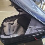 Delsey Luggage Aero 2 Piece Set (21 & 25) Spinner Suitcase (Titanium) photo review