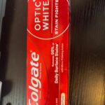 Colgate Optic White Stain Fighter Teeth Whitening Toothpaste. Anticavity Fluoride Toothpaste for Whitening Teeth. Helps Remove Daily Surface Stains. Clean Mint Paste. 4 Pack. 4.2 oz photo review