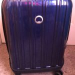 Delsey Luggage Aero 2 Piece Set (21 & 25) Spinner Suitcase (Titanium) photo review