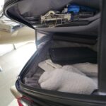 Delsey Luggage Aero 2 Piece Set (21 & 25) Spinner Suitcase (Titanium) photo review