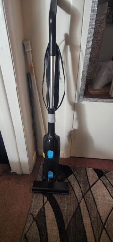 Corded Stick Vacuum Cleaner. 20000pa Powerful Suction Stick Vacuum with 16Ft Cord. 2 in 1 Lightweight Vacuum Cleaner for Hard Floor Pet Hair - Orange photo review