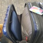 Delsey Luggage Aero 2 Piece Set (21 & 25) Spinner Suitcase (Titanium) photo review