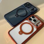 CASEKOO Cosmic Orange Glossy for iPhone 17 Pro Max Case [360 Spin Magnetic Stand][Fit for MagSafe][17FT Military Protection] Slim Polished for iPhone 17 Pro Max Case with Stand 6.9''. Cosmic Orange photo review