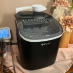 ecozy Portable Countertop Ice Maker - 9 Ice Cubes in 6 Minutes. 26 lbs Daily Output. Self-Cleaning with Ice Bags. Scoop. and Basket for Kitchen. Office. Bar. Party - Black photo review