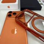 CASEKOO Cosmic Orange Glossy for iPhone 17 Pro Max Case [360 Spin Magnetic Stand][Fit for MagSafe][17FT Military Protection] Slim Polished for iPhone 17 Pro Max Case with Stand 6.9''. Cosmic Orange photo review