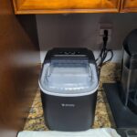 ecozy Portable Countertop Ice Maker - 9 Ice Cubes in 6 Minutes. 26 lbs Daily Output. Self-Cleaning with Ice Bags. Scoop. and Basket for Kitchen. Office. Bar. Party - Black photo review