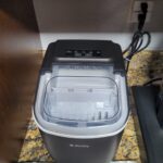 ecozy Portable Countertop Ice Maker - 9 Ice Cubes in 6 Minutes. 26 lbs Daily Output. Self-Cleaning with Ice Bags. Scoop. and Basket for Kitchen. Office. Bar. Party - Black photo review