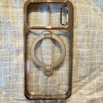 CASEKOO Cosmic Orange Glossy for iPhone 17 Pro Max Case [360 Spin Magnetic Stand][Fit for MagSafe][17FT Military Protection] Slim Polished for iPhone 17 Pro Max Case with Stand 6.9''. Cosmic Orange photo review