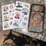 CASEKOO Cosmic Orange Glossy for iPhone 17 Pro Max Case [360 Spin Magnetic Stand][Fit for MagSafe][17FT Military Protection] Slim Polished for iPhone 17 Pro Max Case with Stand 6.9''. Cosmic Orange photo review