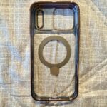 CASEKOO Cosmic Orange Glossy for iPhone 17 Pro Max Case [360 Spin Magnetic Stand][Fit for MagSafe][17FT Military Protection] Slim Polished for iPhone 17 Pro Max Case with Stand 6.9''. Cosmic Orange photo review