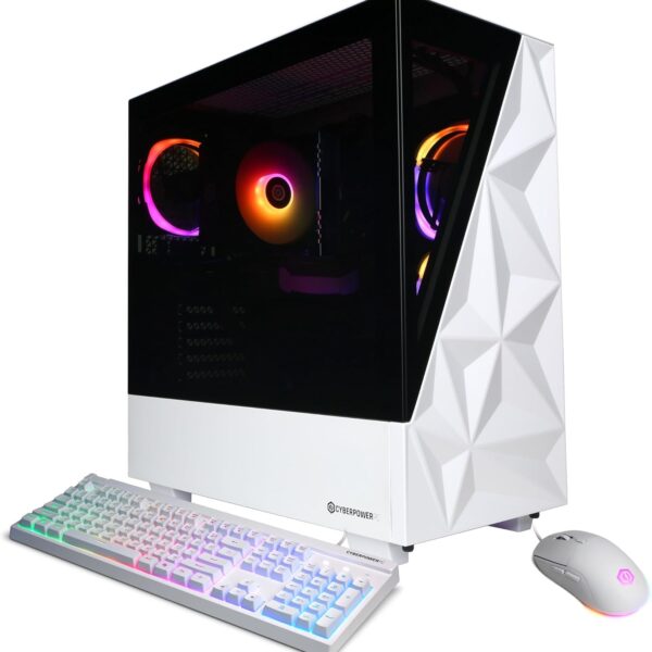 CyberPowerPC Gamer Xtreme VR Gaming PC. Intel Core i7-14700F 2.1GHz. GeForce RTX 5060 Ti 16GB. 16GB DDR5. 1TB PCIe 4.0 SSD. WiFi Ready & Windows 11 Home (GXiVR8040A17)