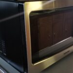 TOSHIBA EM131A5C-BS Countertop Microwave Ovens 1.2 Cu Ft. 12.4 Removable Turntable Smart Humidity Sensor 12 Auto Menus Mute Function ECO Mode Easy Clean Interior Black Color 1000W photo review