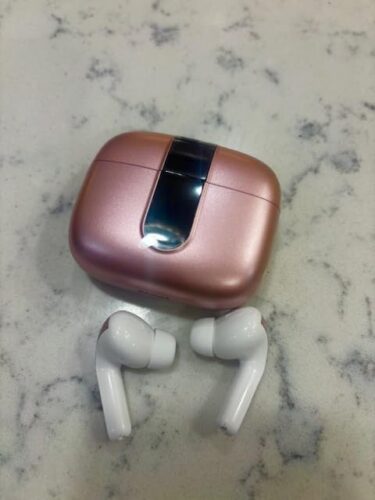 TAGRY Bluetooth Headphones True Wireless Earbuds 60H Playback LED Power Display Earphones with Wireless Charging Case IPX5 Waterproof in-Ear Ear buds with Mic for TV Smart Phone Laptop Computer Sports photo review