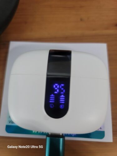 TAGRY Bluetooth Headphones True Wireless Earbuds 60H Playback LED Power Display Earphones with Wireless Charging Case IPX5 Waterproof in-Ear Ear buds with Mic for TV Smart Phone Laptop Computer Sports photo review