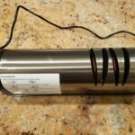 Narcissus Knife Sharpener. Professional 2 Stage Electric Knife Sharpener for Quick Sharpening & Polishing. with Scissors Sharpener and Metal Dust Collection Box. Stainless Steel. Silver photo review