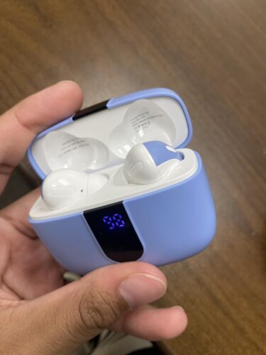 TAGRY Bluetooth Headphones True Wireless Earbuds 60H Playback LED Power Display Earphones with Wireless Charging Case IPX5 Waterproof in-Ear Ear buds with Mic for TV Smart Phone Laptop Computer Sports photo review